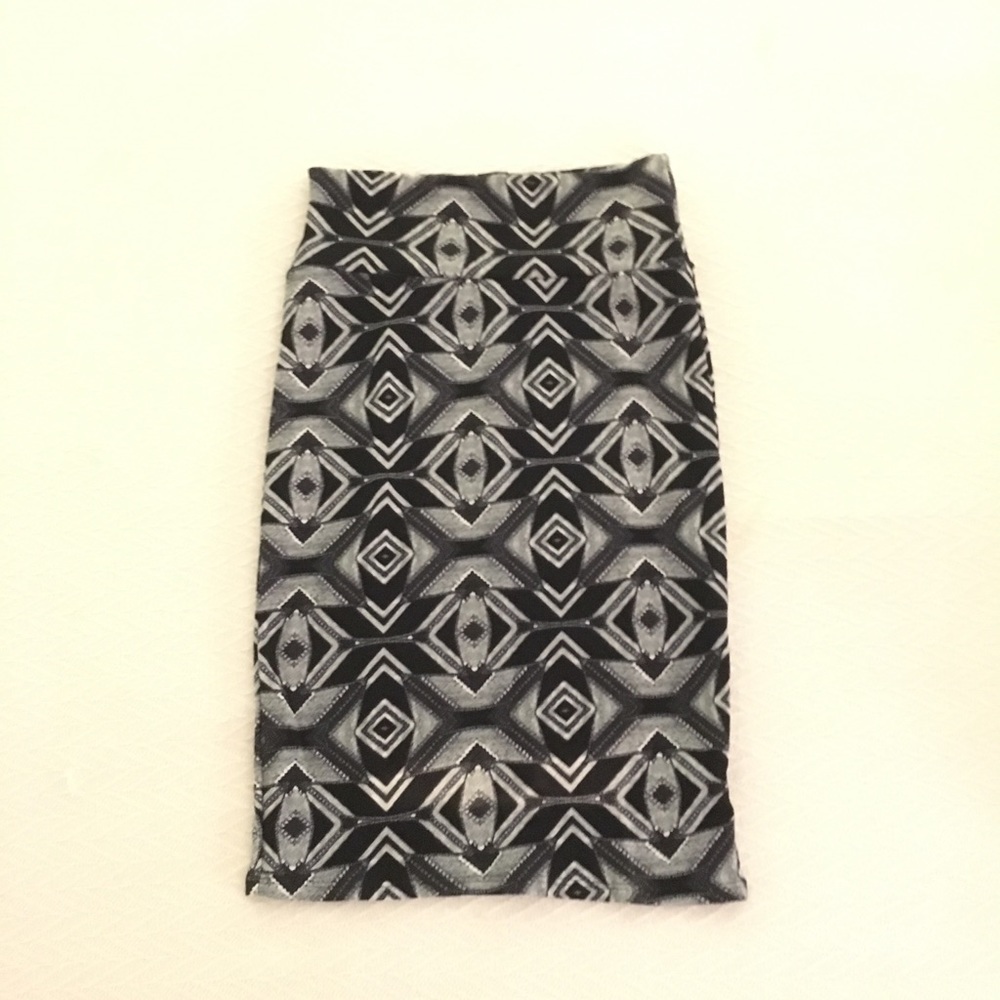 LulaRoe Cassie Pencil Skirt Geometric Print